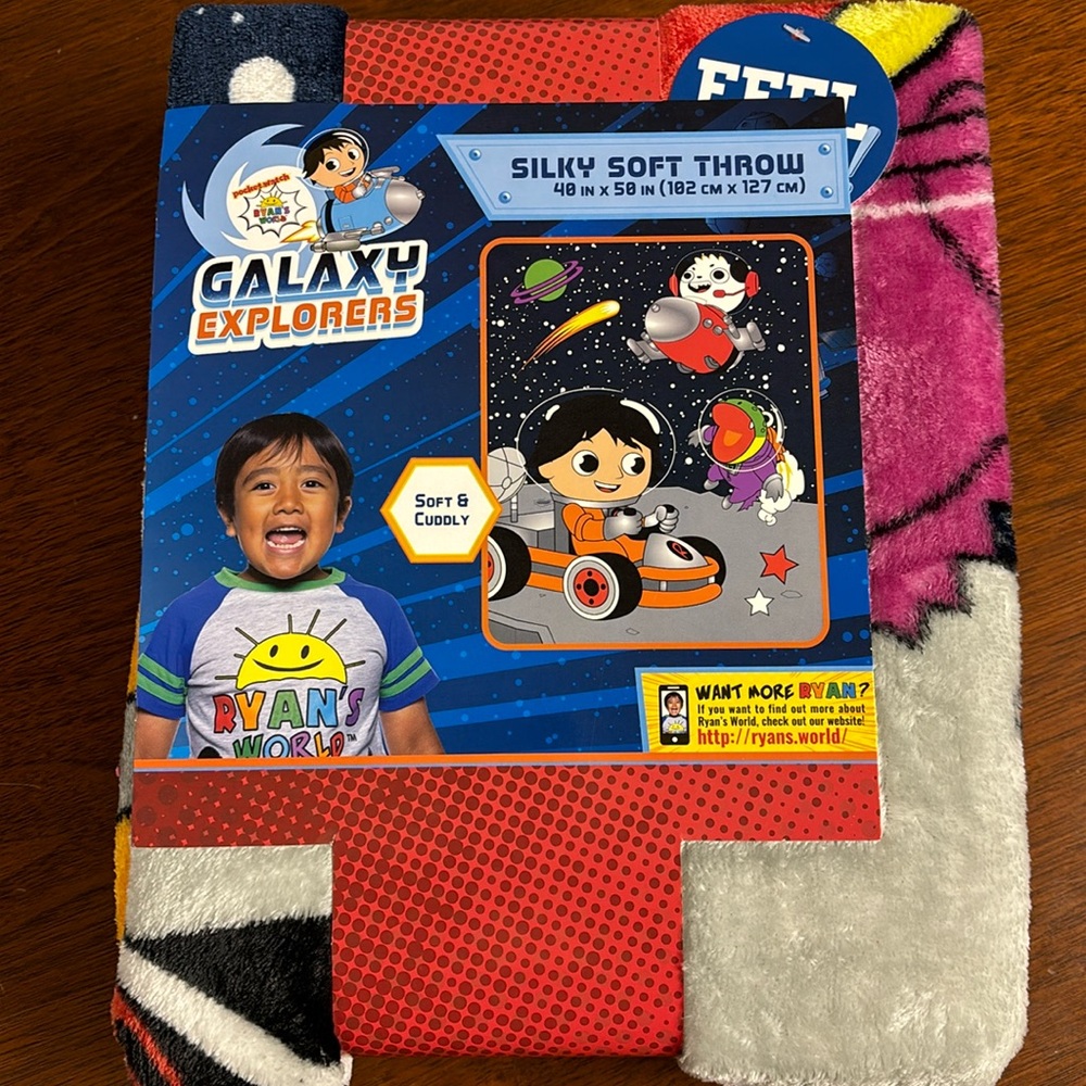 Brand new Ryan’s World blanket